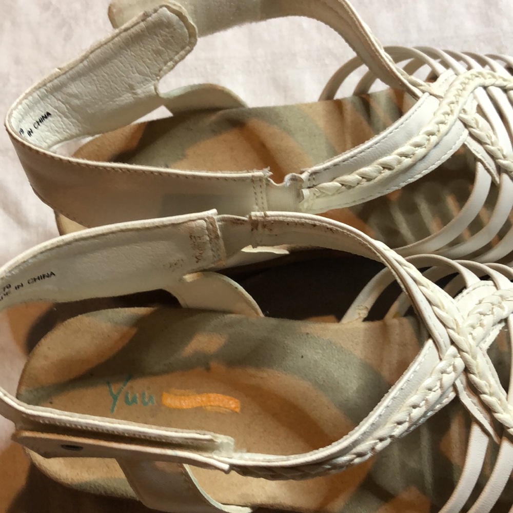 Women's Yuu Heidi comfort White classy Strappy Sandals - Picture 5 of 11